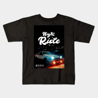 Night Ride Kids T-Shirt